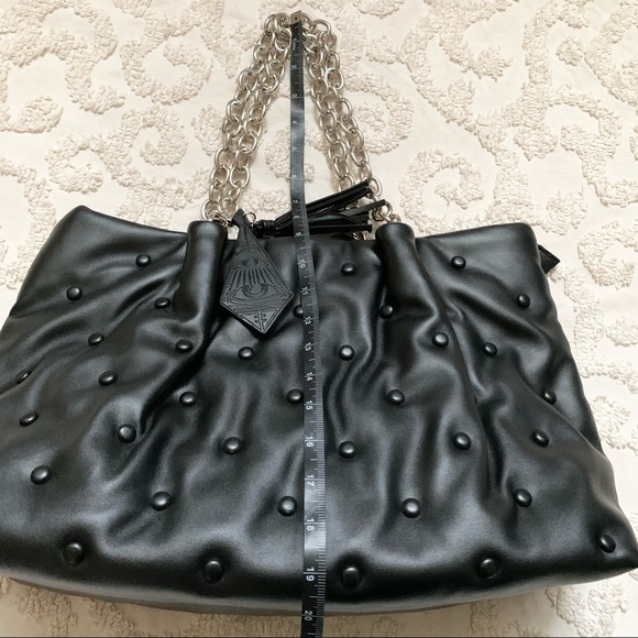 Disturbia Matte Black Dot purse - Picture 6 of 12